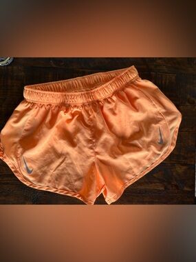 Nike Orange Athletic Dri-FIT Shorts